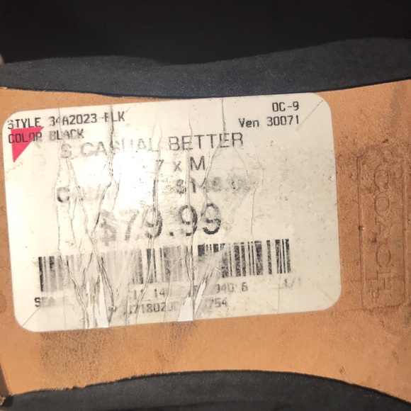 Coach Black Suede Flats - Picture 12 of 13